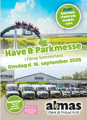 Mød os på Have- & Parkmesse i Fårup Sommerland d. 16. september 2026